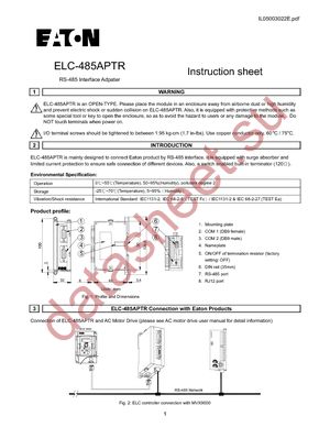 ELC-485APTR datasheet  